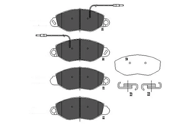 Brake Pad Set, disc brake
